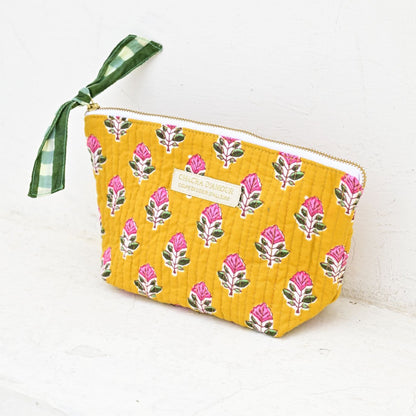 Trousse de Maquillage Block Print | Chachadamour
