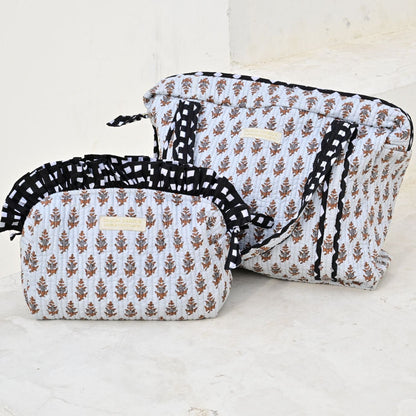 Sac Cabas Jaipur Bleu | Chachadamour
