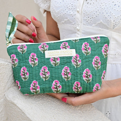 Trousse de Maquillage Block Print | Chachadamour