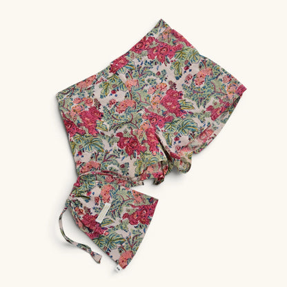Short Ville & Plage – Block Print  Rose Jaipur  | Chacha d'Amour