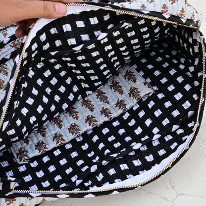 Sac Cabas Jaipur Bleu | Chachadamour