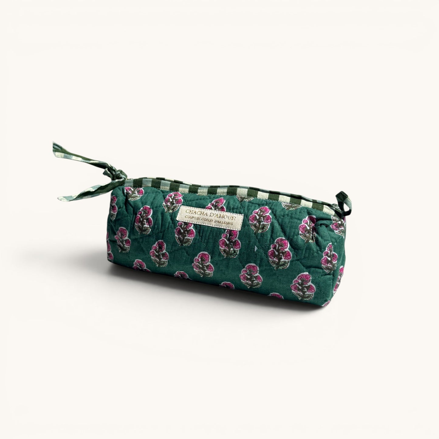 Trousse Nomade Block Print | Chachadamour