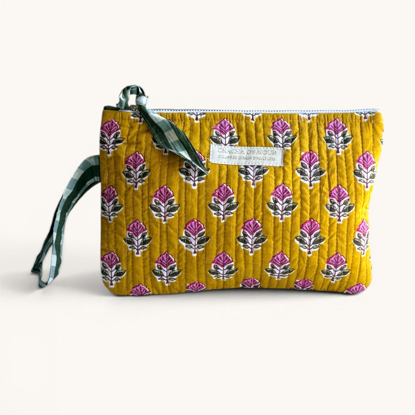 Trousse de Sac Block Print | Chachadamour