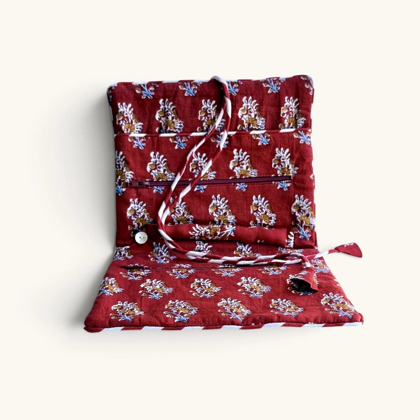 Trousse à bijoux Froufrou Bordeaux Maharani | Chachadamour