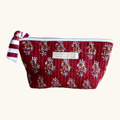 Trousse de Maquillage Block Print | Chachadamour