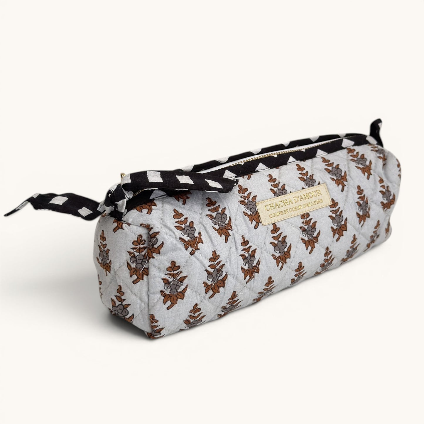 Trousse Nomade Block Print | Chachadamour