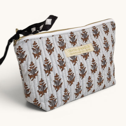 Trousse de Maquillage Block Print | Chachadamour