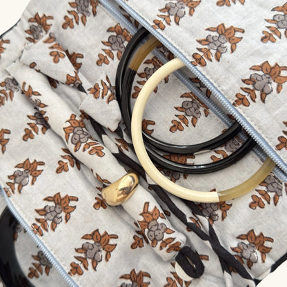 Trousse à bijoux Froufrou Gris Temple | Chachadamour