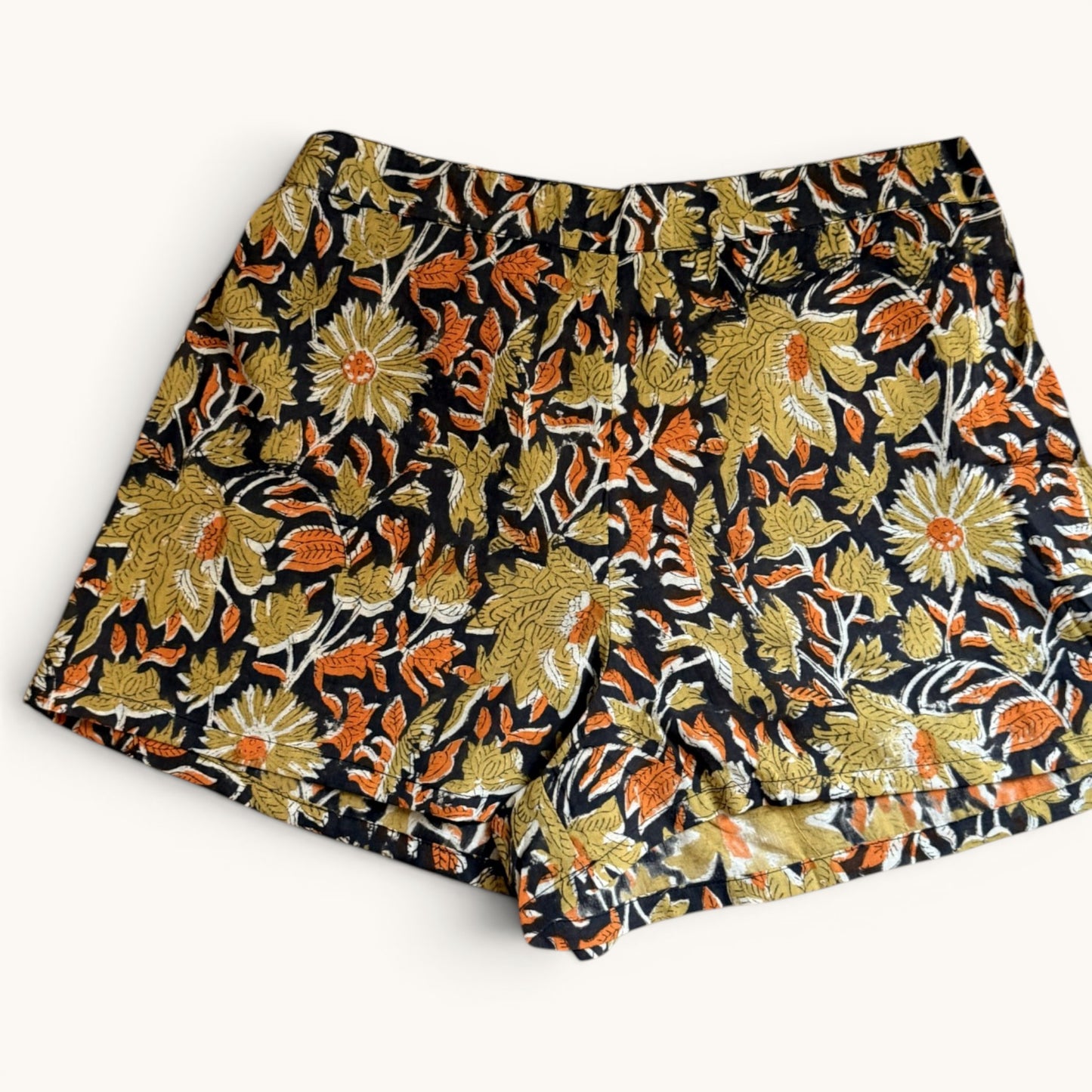 Short Ville & Plage – Block Print Nuit de Jaipur | Chacha d'Amour