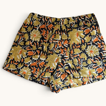 Short Ville & Plage – Block Print Nuit de Jaipur | Chacha d'Amour