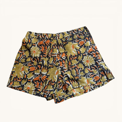 Short Ville & Plage – Block Print Nuit de Jaipur | Chacha d'Amour