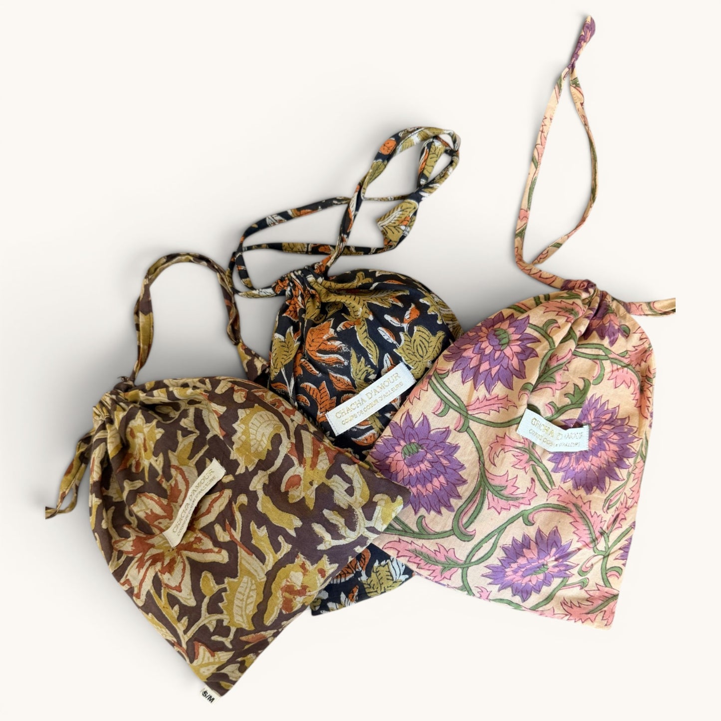 Short Ville & Plage – Block Print Lilas Rajasthan Jaipur | Chachadamour