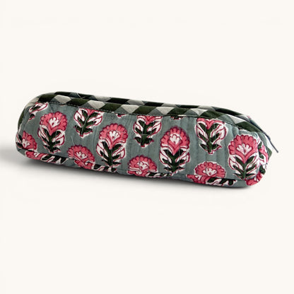 Mini trousse à crayons block-print Froufrou | Chachadamour