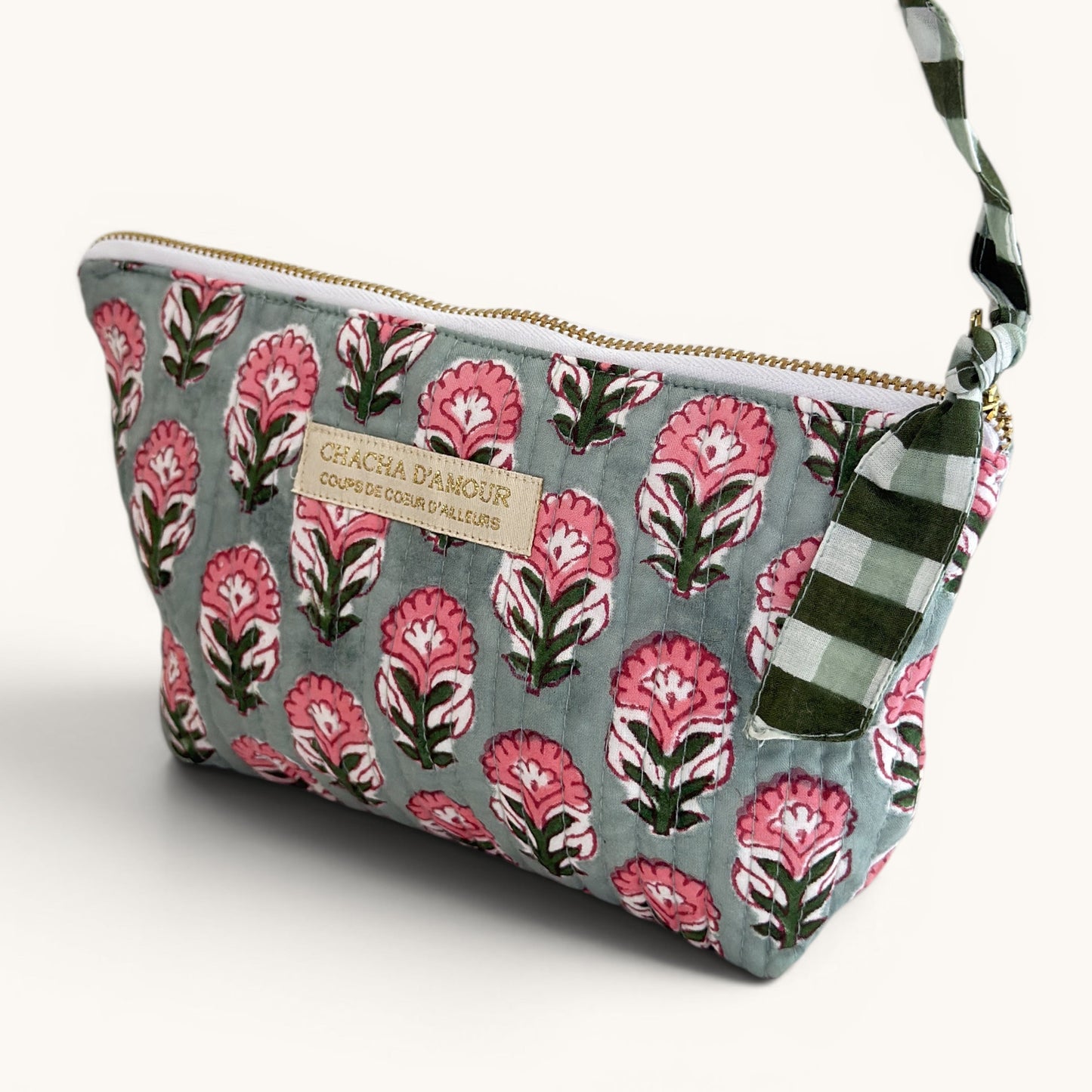 Trousse de Maquillage Block Print | Chachadamour