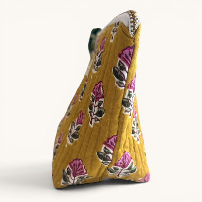 Trousse de Maquillage Block Print | Chachadamour