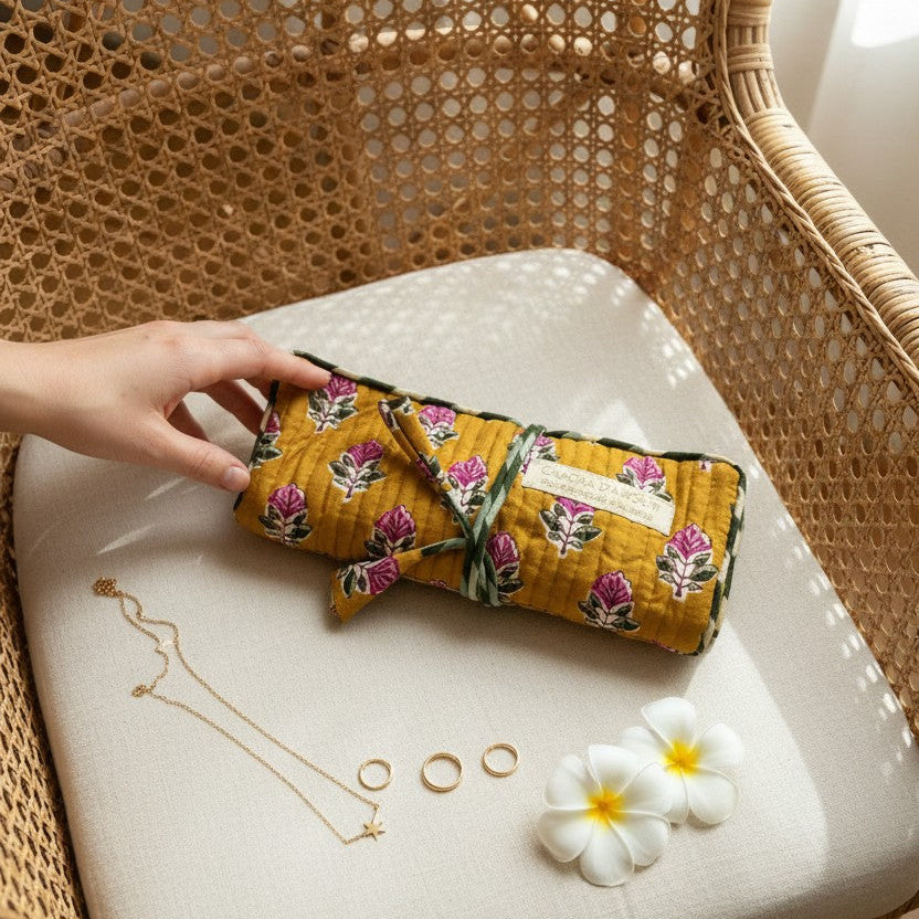 Trousse à bijoux Froufrou Épice Pivoine | Chachadamour