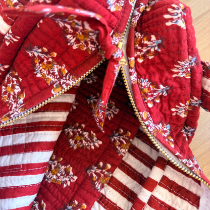 Sac Cabas Bordeaux Jaipur Bordeaux | Chachadamour