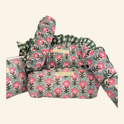 Trousse à bijoux Froufrou Menthe Lotus | Chachadamour